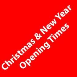 Our Christmas and New Year Opening times