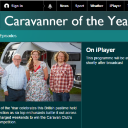 Caravanner of the Year, will you be watch? BBC2 Wednesday 20th April 2016